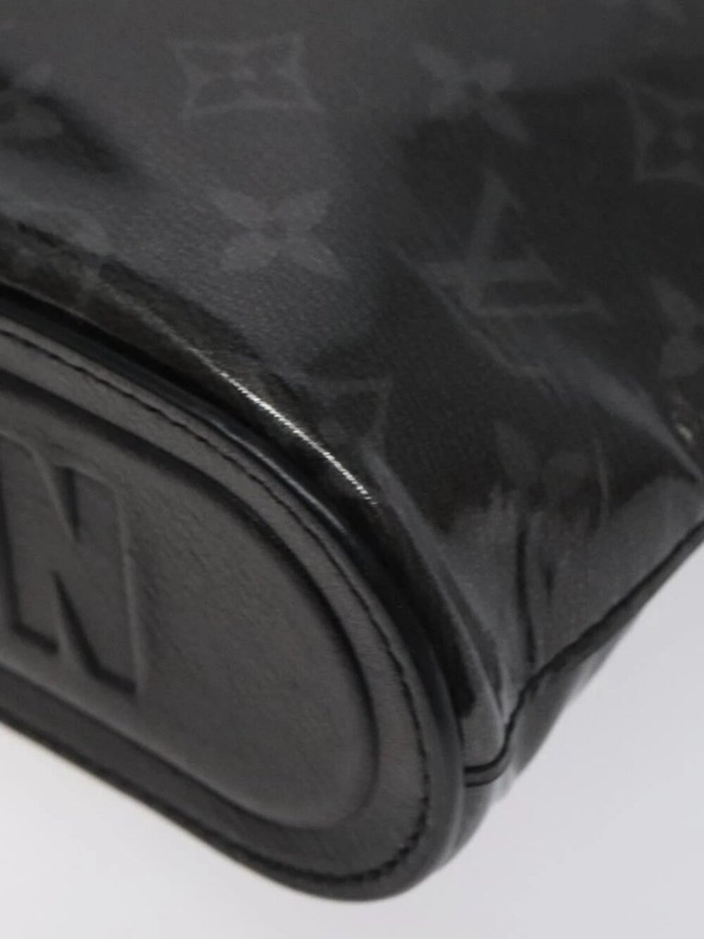 LOUIS VUITTON Eclipse Glaze Pochette Cosmos Clutch Bag M63373 LV Auth BA2380 - Picture 7 of 14